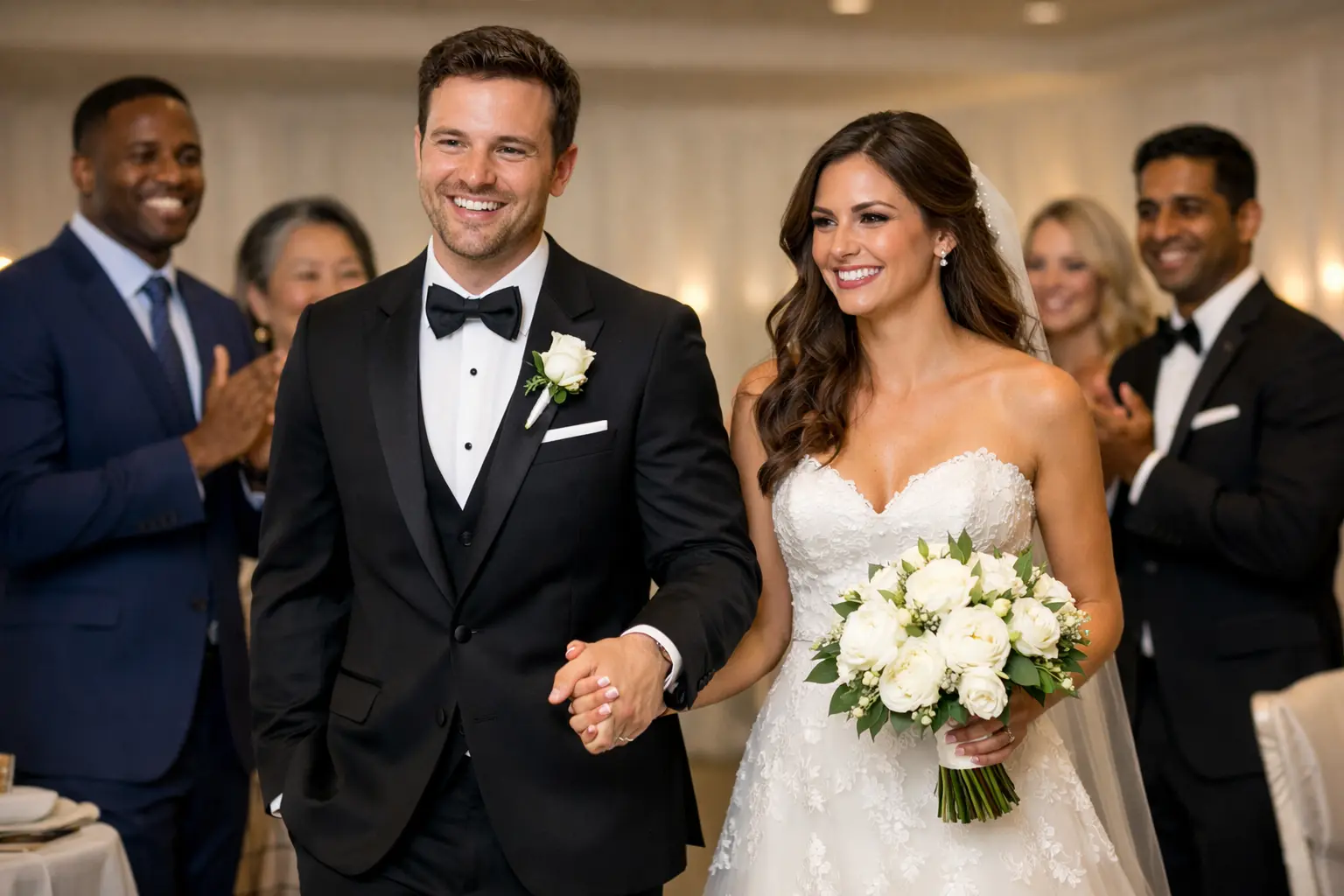 Hochzeit mit Pferden und Kutsche als andalusische Tradition bei internationaler Feier